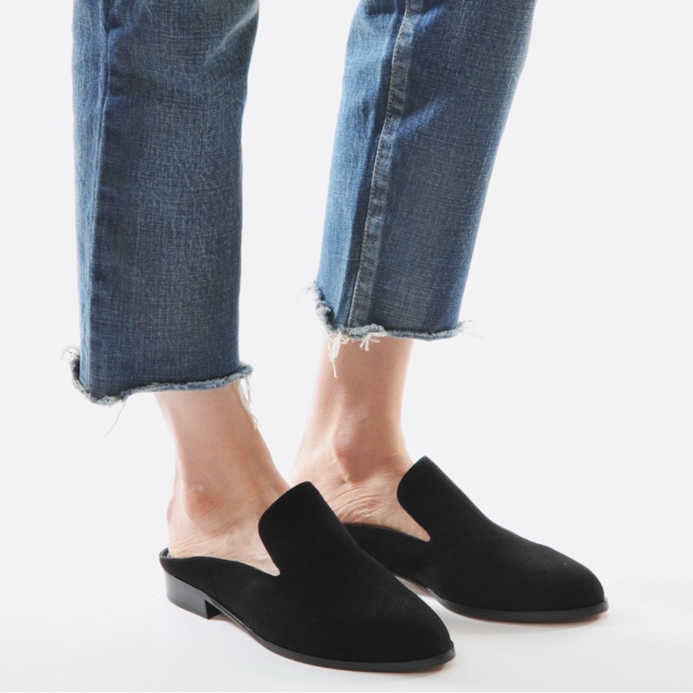 NWT Robert Clergerie Suede Mules Slip-On Flats Loafers in Fuchsia 36 - Picture 9 of 10